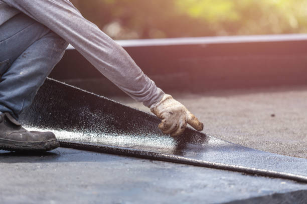 Professional Waterproofing technician working in Bridgman, MI